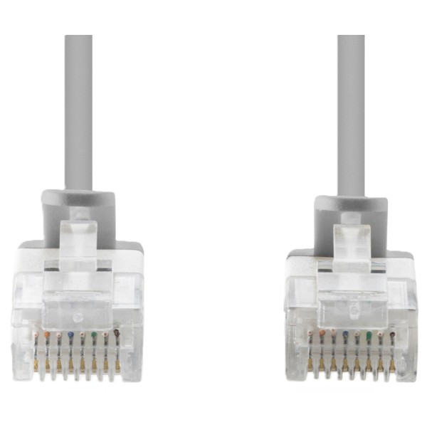 Фото - Кабель патч-корд Digitus CAT 6 U-UTP Sliim 2 м Silver (DK-1618-020S)